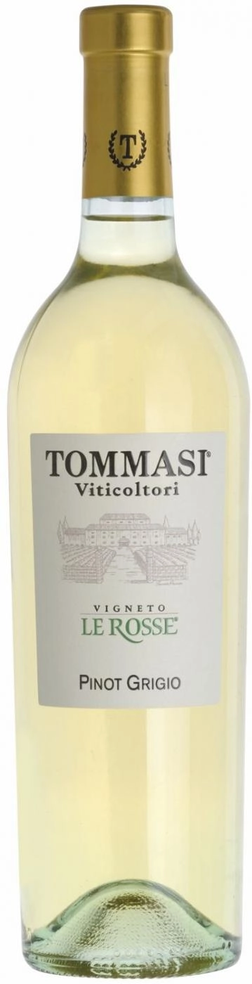 Вино Tommasi Le Rosse  Pinot Grigio  Томмази Ле Россе  Пино Гриджио  2020 750 мл