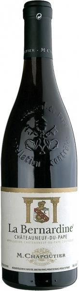 Chateauneuf du Pape "La Bernardine", Шатонёф дю Пап "Ла Бернардин"  М.Шарутье 750 мл