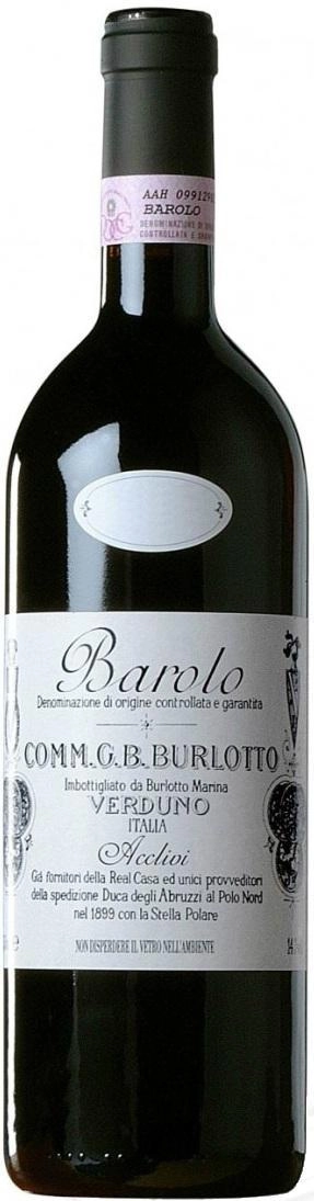 GB Burlotto Acclivi Barolo DOCG Azienda Vitivinicola Comm. G.B. Burlotto, Бароло ДОКГ Аккливи, Азьенда Витивиникола Комм, сух.красное, 2016 750 мл
