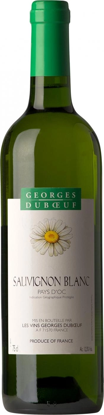 Вино Georges Duboeuf, Sauvignon Blanc, Vin de Pays d'Oc, Жорж Дюбеф, Совиньон Блан, 2008, 0.75 л