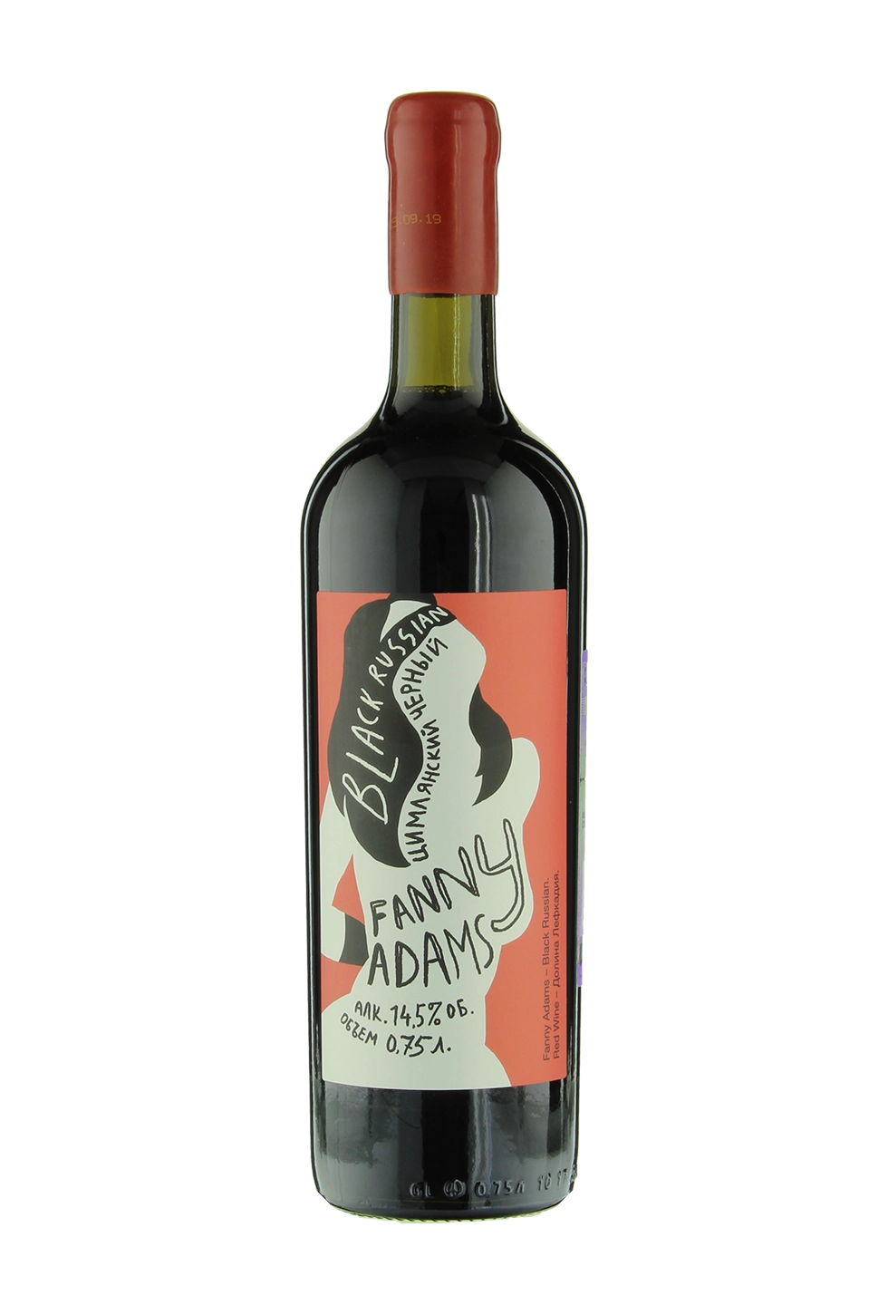 Вино  Fanny Adams  Black Russian  2017   750 мл