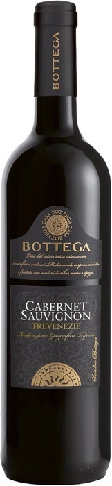 Вино Distilleria Bottega Cabernet Sauvignon Trevenezie red dry  2019 750 мл
