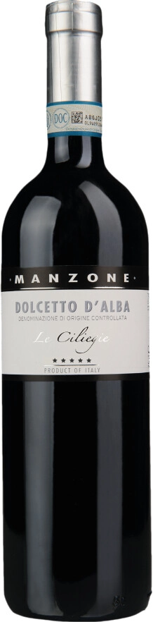 Вино Manzone Le Ciliegie  Dolcetto d'Alba DOC Манзонe Ле Чильедже Дольчетто д'Альба  2020 750 мл 13%