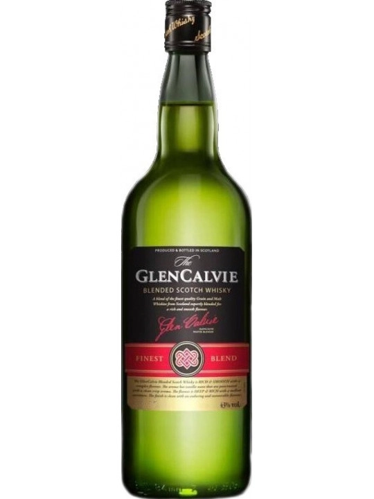 Виски   The GlenCalvie Blended 3year  1000 мл