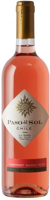 Вино TerraMater,  Paso del Sol Cabernet Shiraz Rosé Пасо дель Соль Каберне Шираз Розе 2015  750 мл