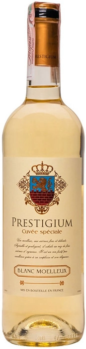 Вино столовое Prestigium, Престижиум п/сл белое 2019 750 мл