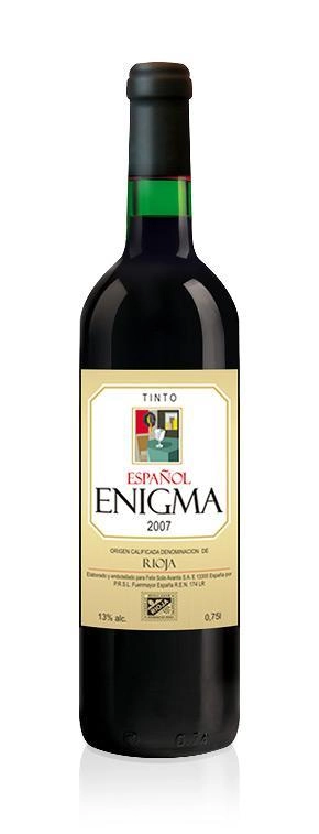 Вино географического наименования Enigma Ispanol Rioja Энигма Испаньол Риоха красное сухое 750 мл