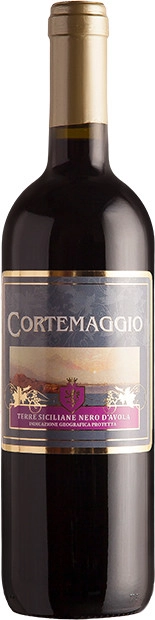 Вино Cortemaggio Nero d'Avola  Terre Siciliane IGT  2018 750 мл