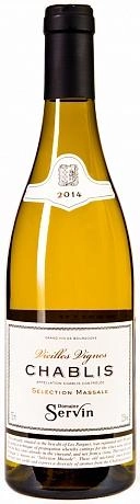 Вино Marcel Servin Chablis AOC Vieilles Vignes Selection Massale  Марсель Сервен  Шабли  АОС Вьей Винь Селексьон Массаль 2017 750 мл
