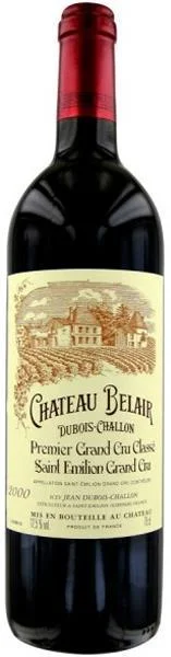 Вино Chateau Belair Premier Grand Cru Classe Saint Emilion Grand Cru  Шато Белер Премье Гран Крю Классе Сент Эмильон Гран Крю 1997 750 мл