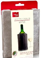 Охладительная рубашка VacuVin RI Wine Cooler Platinum,  для вина 0,75л цвет: платинум