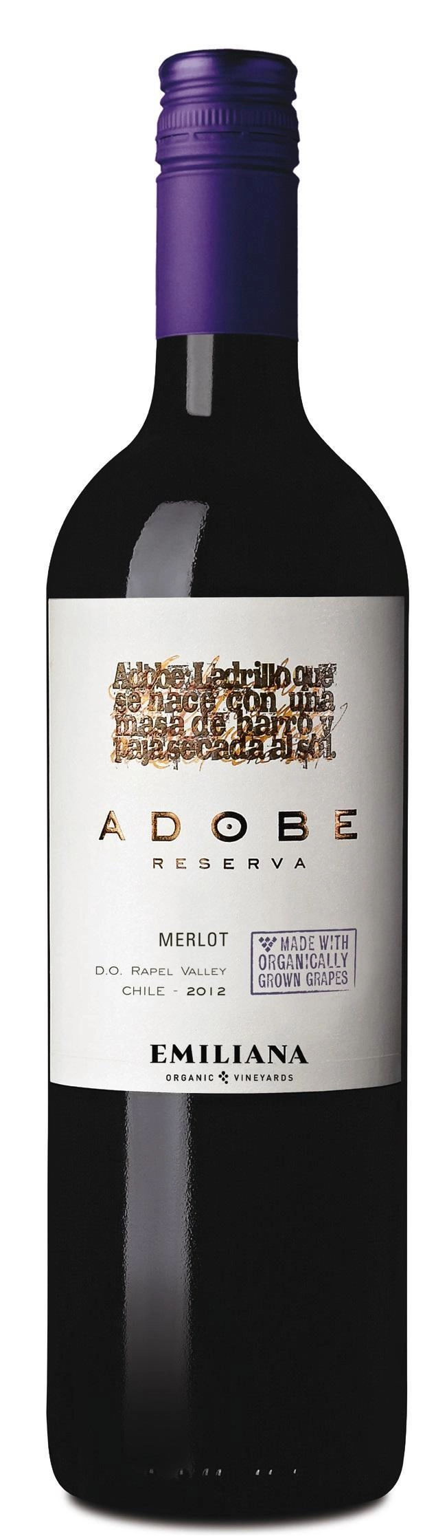 Вино VOE Merlot Reserva Adobe ВОЕ Мерло Резерва Адобе 2017 750 мл