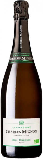 Шампанское Charles Mignon Bio-Organic Brut  Champagne AOC  2016 750 мл