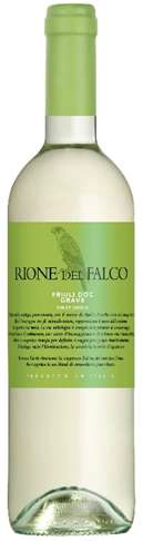 Вино RIONE DEL FALCO PINOT GRIGIO FRIULI GRAVE DOC РИОНЕ ДЕЛЬ ФАЛЬКО ПИНО ГРИДЖО ФРИУЛИ ГРАВЕ DOC СУХОЕ БЕЛОЕ  2022 750 мл