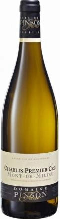 Вино Domaine Pinson AOC Chablis Premier Cru Mont de Milieu   2017 750 мл