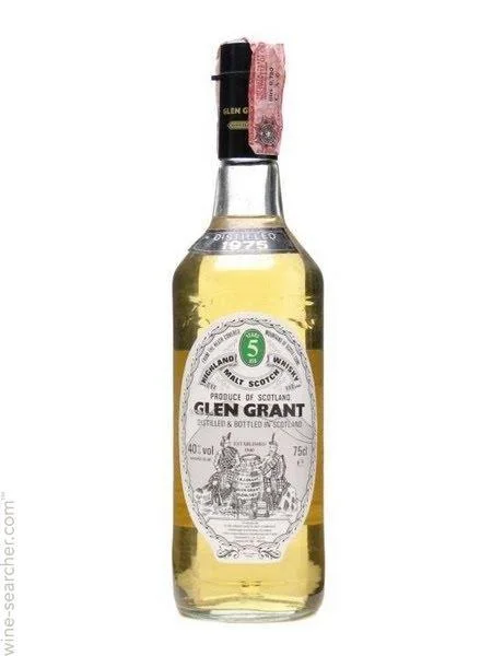 Виски Glen Grant, Глен Грант, 1975,  botlled for Giovinetti Milano 40% 75cl. black cup