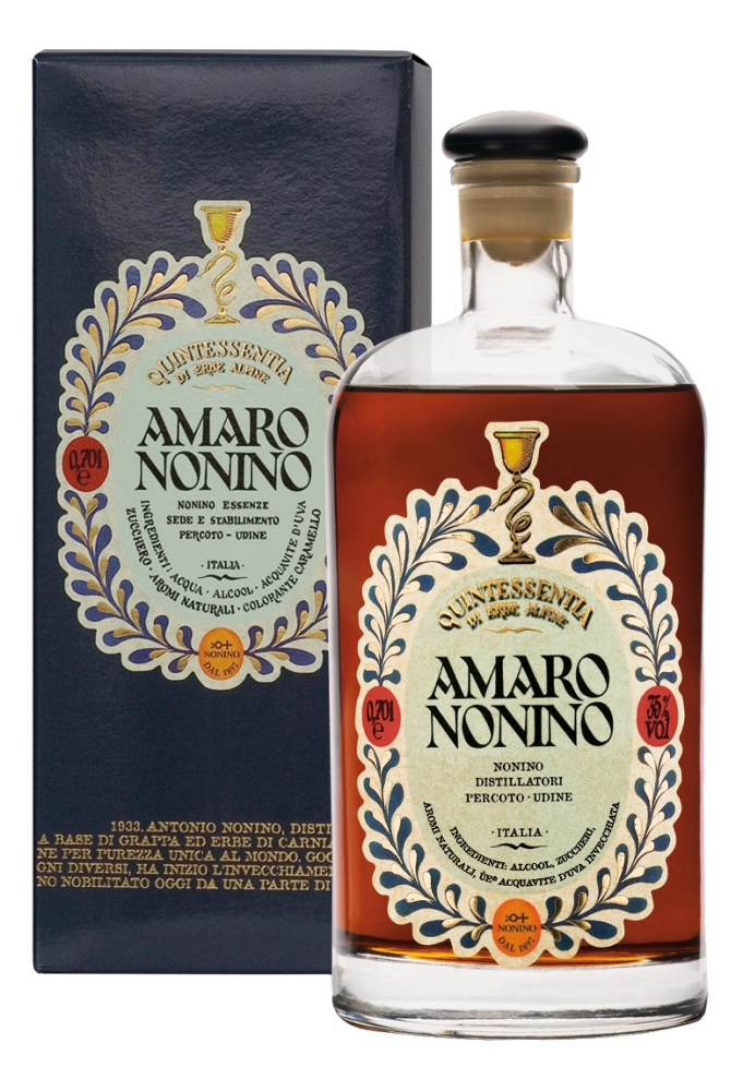 Ликер Nonino Amaro Quintessentia gift box  100 мл