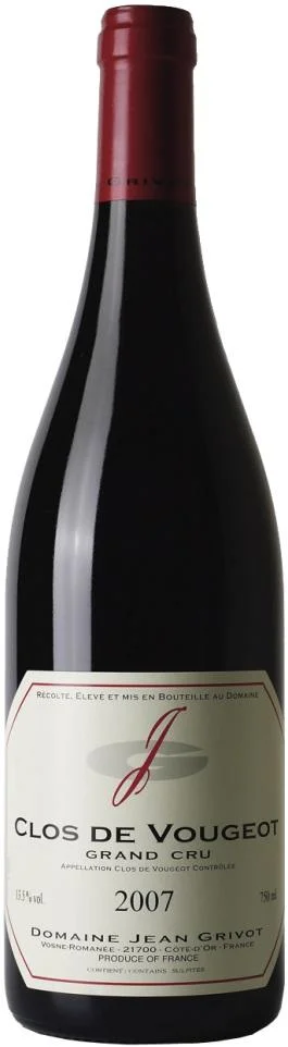 Domaine de Montille, Clos Vougeot Grand Cru, Кло Вужо Гран Крю АОС, Домен де Монтий, красное сухое, 2007,12.5%,0.75л.