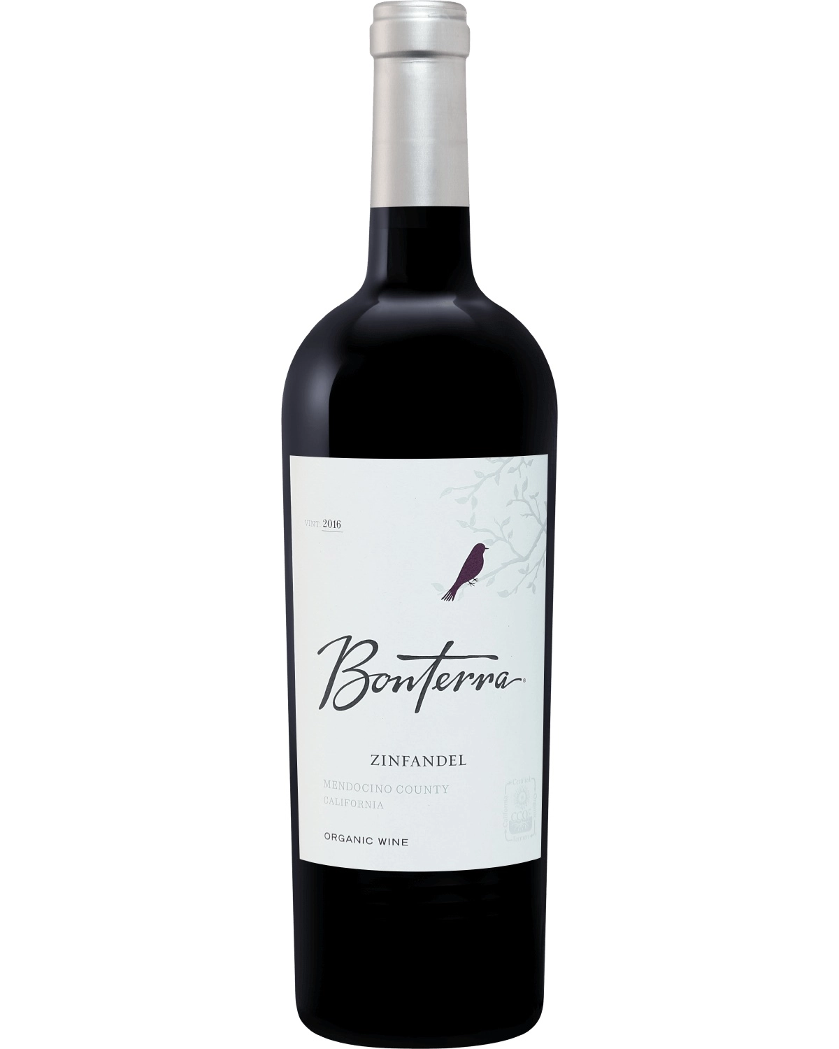 Вино Bonterra  Zinfandel Mendocino County AO 750 мл