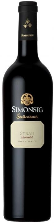Вино Simonsig Merindol  Syrah   Мериндол  Сира 2019 750 мл