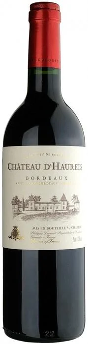 Вино  Cordier Mestrezat Grands Crus Chateau d'Haurets Bordeaux AOC Кордье Местреза Гран Крю Шато д'Орэ Руж  2015 750 мл