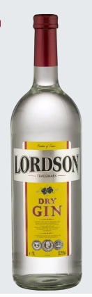 Джин Lordson Dry  1000 мл