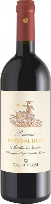 Вино  Val delle Rose "Poggio al Leone" Morellino di Scansano Riserva   Валь делле Розе Поджио аль Леоне" Мореллино ди Сканзано Ризерва 2015  750 мл