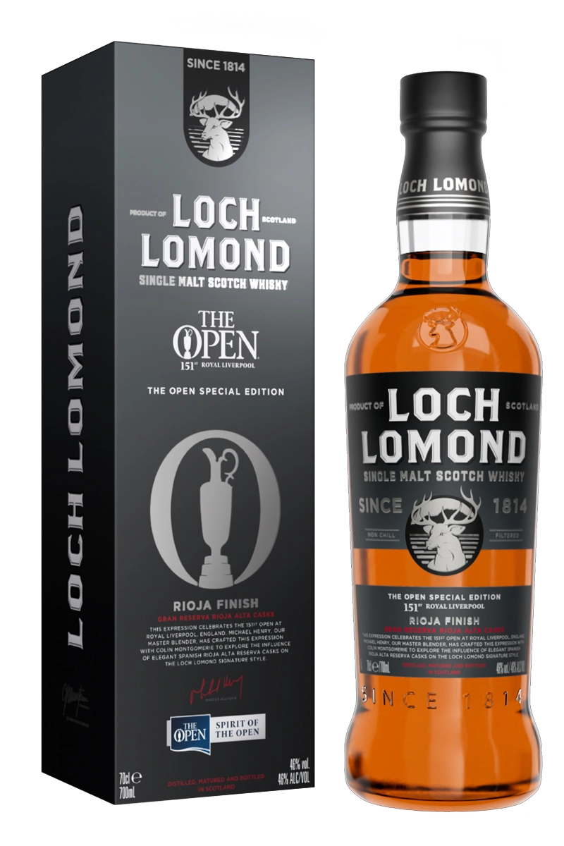Виски Loch Lomond 151th The Open Special Edition Royal Liverpool Rioja Finish  gift box  700 мл  46 %