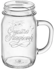 Ёмкости Bormioli Rocco Quattro Jar With Handle without Cover Set of 12 pcs Бормиоли Рокко Куаттро Банка с Ручкой без Крышки Набор из 12 штук 415 мл