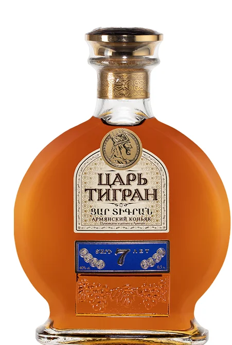 Коньяк Cognac Tsar Tigran 7YO  Царь Тигран 7 лет 50 мл