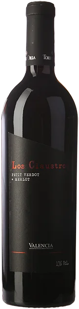 Вино Torre Oria Los Claustros Petit Verdot-Merlot Торре Ория Лос Клаустрос Пти Вердо-Мерло 2015 750 мл