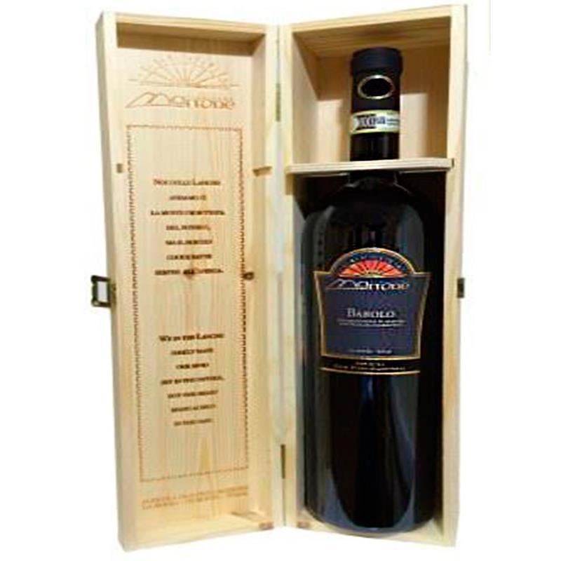 Вино Marrone Barolo DOCG wooden box Марроне Бароло в деревянной коробке 1500 мл