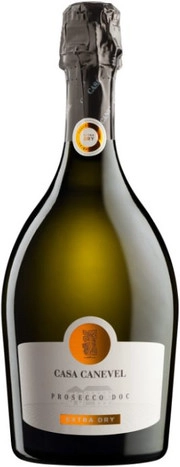 Игристое вино  Casa Canevel Prosecco Extra Dry    750 мл