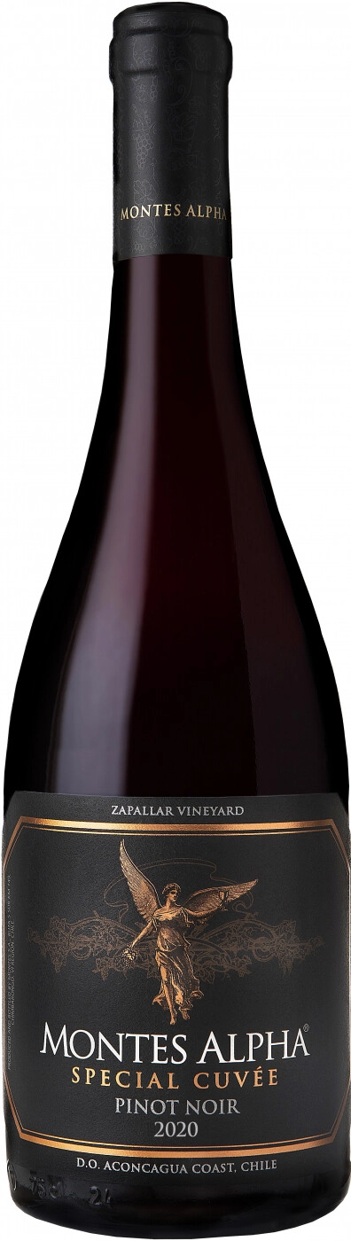 Вино Montes Alpha Special Cuvee Pinot Noir Монтес Альфа Спешл Кюве Пино Нуар 2020 750 мл 14,5%
