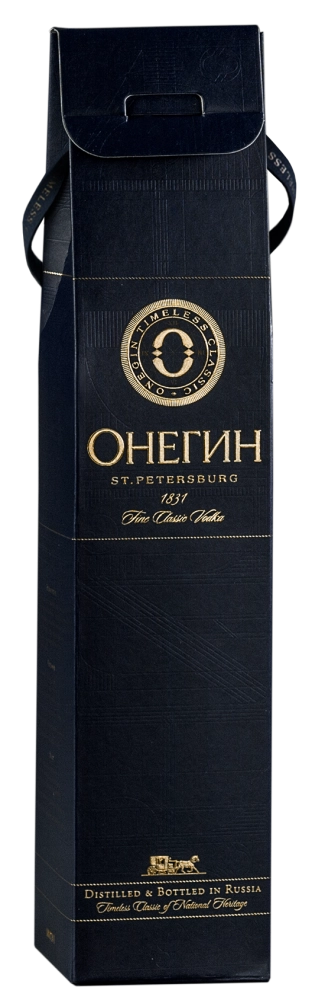 Водка  Онегин в подарочной коробке 500 мл