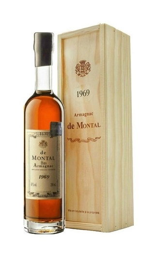 Арманьяк Armagnac de Montal Bas Armagnac wooden box 1969 200 мл