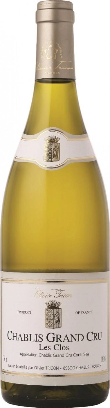 Вино Olivier Tricon Chablis Grand CruLes Clos АОС Оливье Трикон Шабли Гран Крю Ле Кло АОС 2011 750 мл