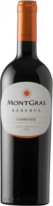 Вино MontGras  Reserva  Carmenere МонтГрас Ресерва  Карменере   2016  750 мл