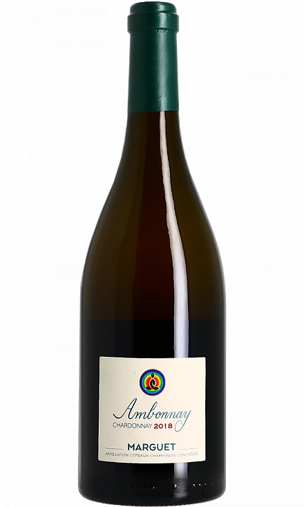 Вино  Ambonnay Chardonnay  Coteaux Champenois AOC  Marguet  Амбоне Шардоне  Кото Шампенуа АОС Марге 2018 750 МЛ