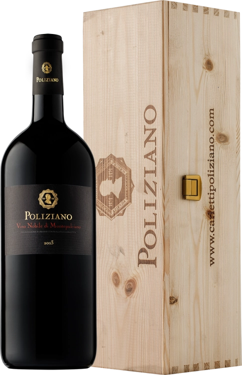 Вино Poliziano  Vino Nobile di Montepulciano  wooden box  2019  1500 мл  14,5 %