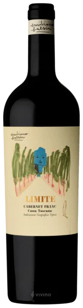 Вино  Emiliano Falsini Limite Cabernet Franc Costa Toscana IGT gift box 2022 750 мл 14%