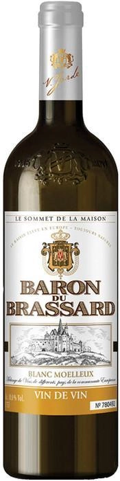 Вино Baron du Brassard Blanc Moelleux  white semi sweet 750 мл
