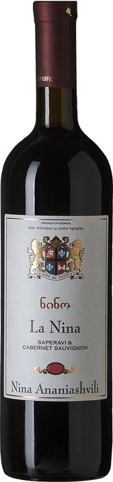 Вино Ла Нина Саперави & Каберне Совиньон 2017 750 мл