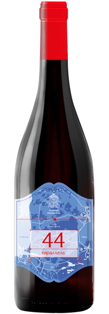 Вино  Усадьба Перовских 44 Параллель Каберне Совиньон Мерло 2020  750 мл