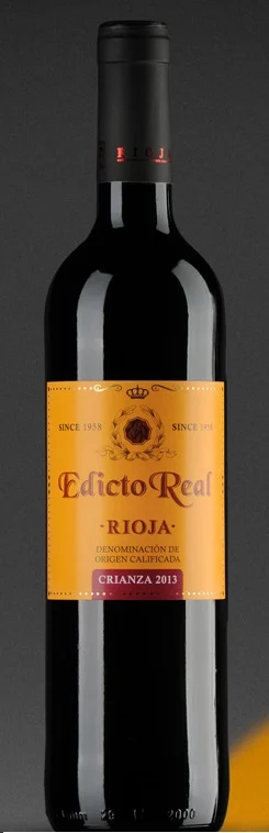 Вино Edicto Real Crianza Эдикто Реаль Крианца 2014 750 мл