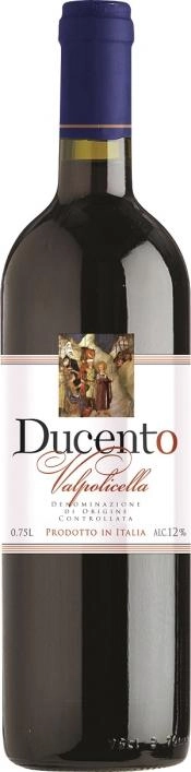 Вино Ducento Valpolicella DOC  2018 750 мл