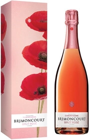 Шампанское Brimoncourt Brut Rose Champagne AOC gift box  2018 750 мл