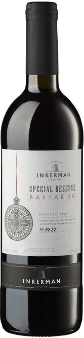 Вино Спешл Резерв Инкерман Бастардо  красное сухое 750 мл  12,5 %