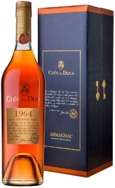 Арманьяк Armagnac Cles des Ducs Millesime gift box 1964  700 мл