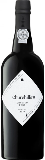 Портвейн Churchill's Crusted Port bottled in 2010  750 мл